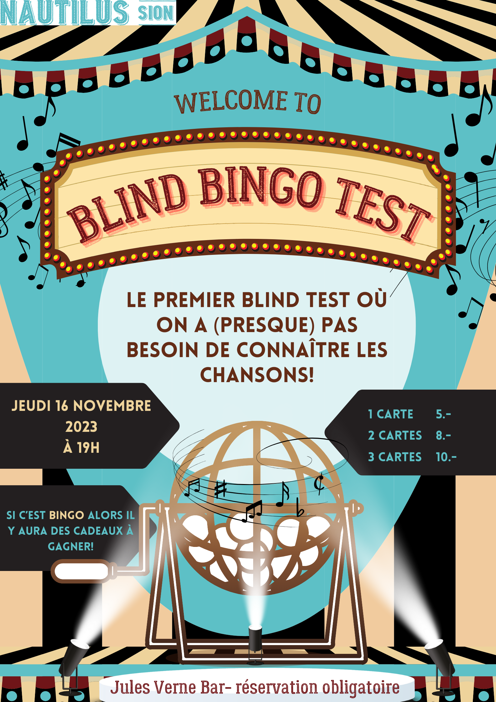 sion blind bingo test